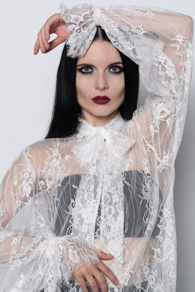 VAMPIRE BLOUSE WHITE