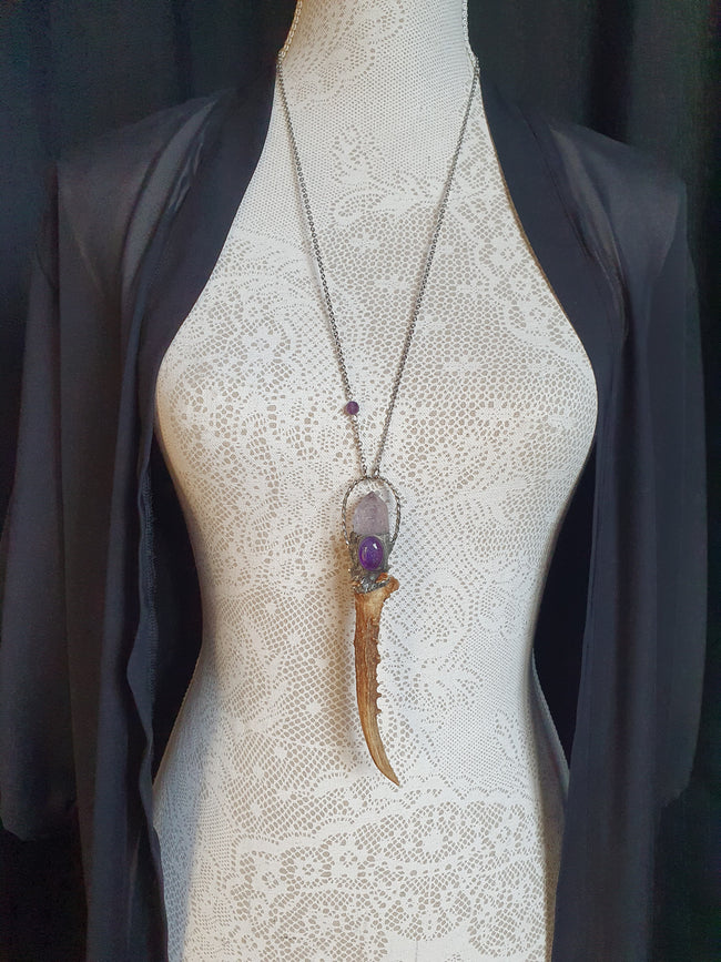 ANHÄNGER HORNSPITZE AMETHYST